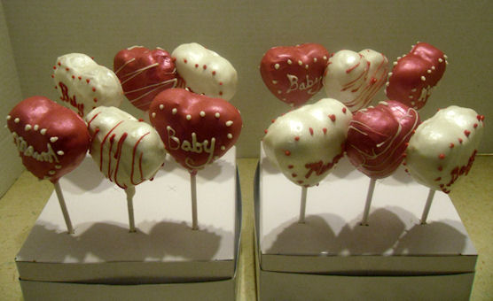cake pops photo. Heart Cake Pops